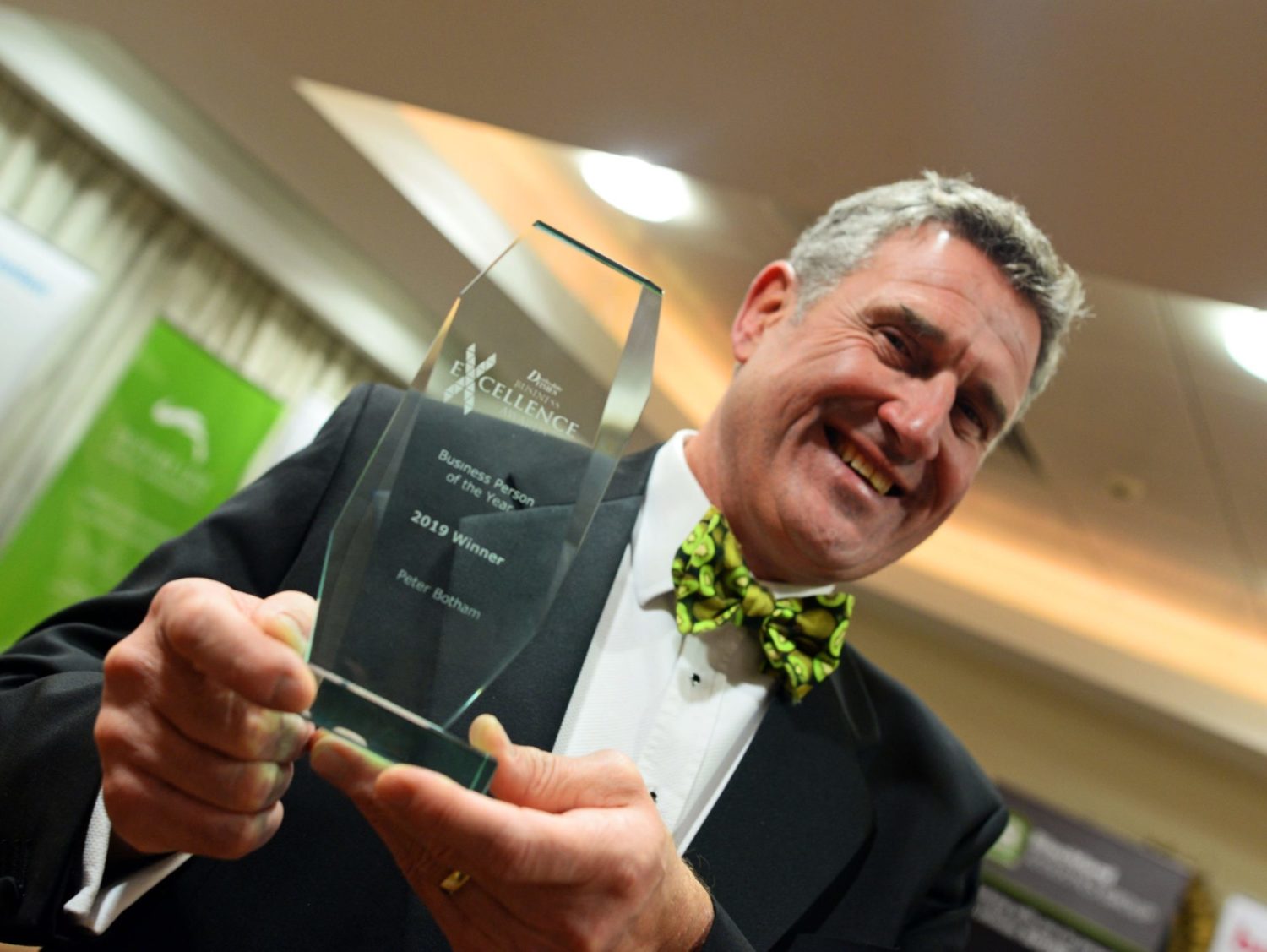 Business Person of the Year award winner, Peter Botham, of Shed Grounds Maintenance Ltd, pictured. Picture: NDET-14-11-19-DTBusinessAwards-26